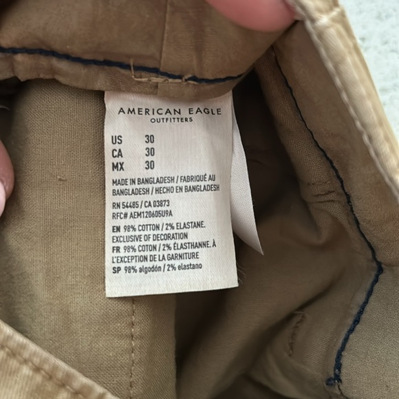 American Eagle Size 30 men’s khaki shorts - Picture 4 of 4